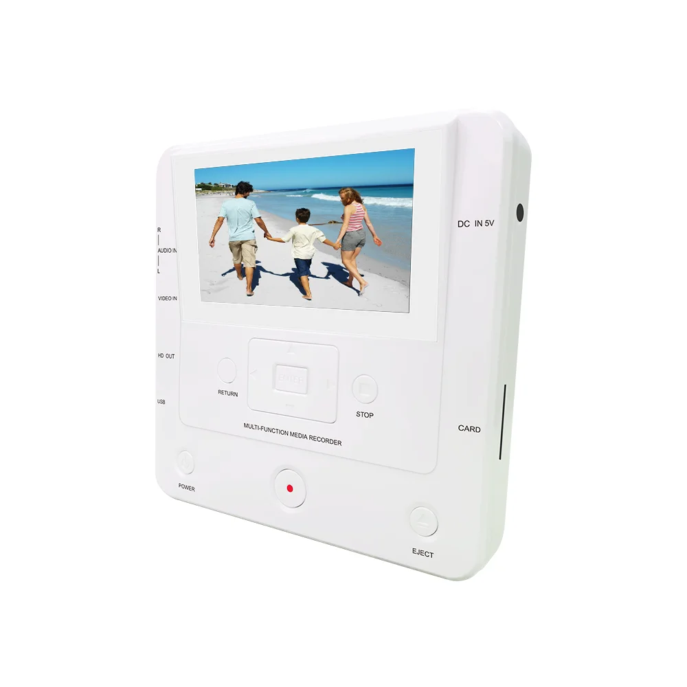 

Dvd Recorder With 4.3 Inch Lcd Screen,Home Movies Player And Record Vhs To Dvd