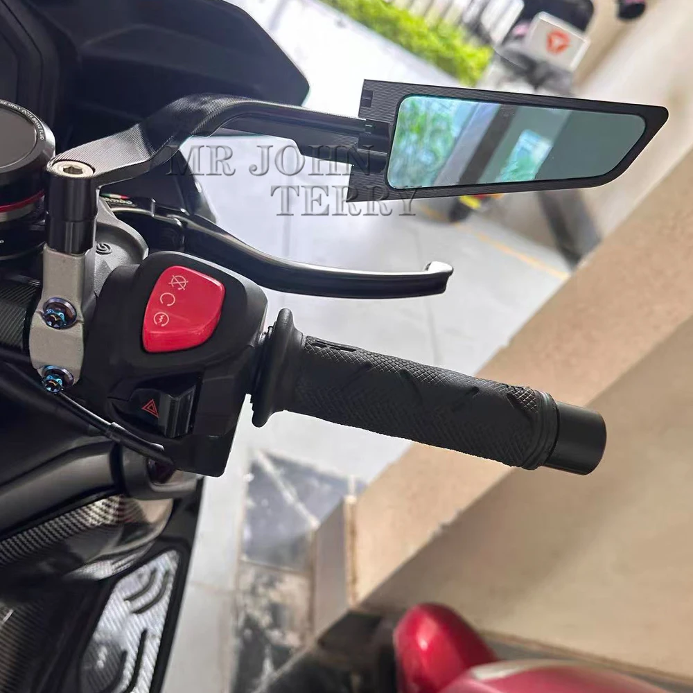 새로운 MT-09 MT 09 SP 미러 오토바이 액세서리 360 ° 야마하 MT-03 MT-07 MT10 MT-10 SP용 회전식 사이드 리어뷰 미러