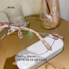 Metal Trimmed Frameless Reading Glasses Women's Anti Blue Light Exquisite and Elegant Presbyopia Glasses +1.0 To + 4.0 gafas 1