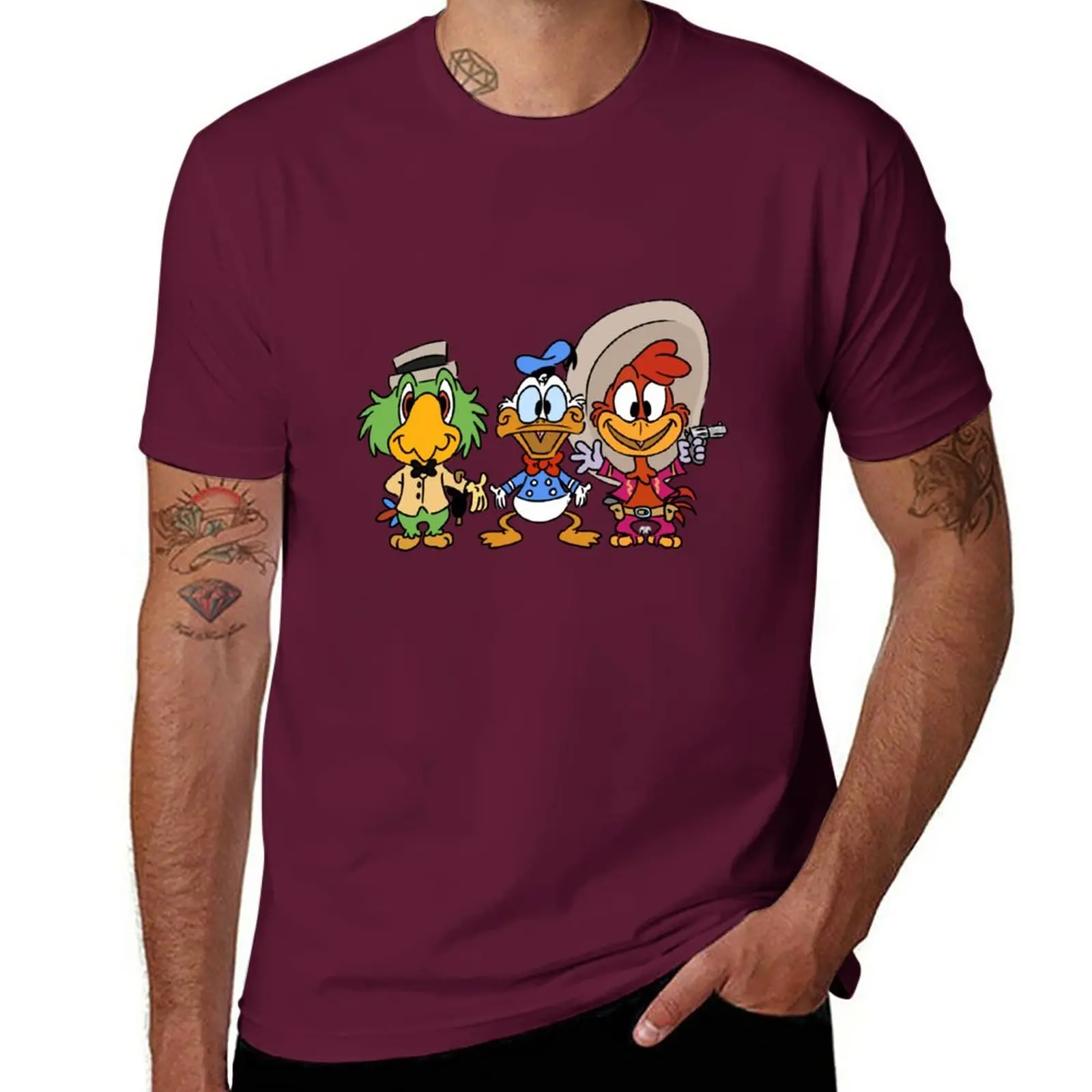New the three gentlebirds T-Shirt graphic t shirts plain t-shirt summer tops funny t shirt funny t shirts for men