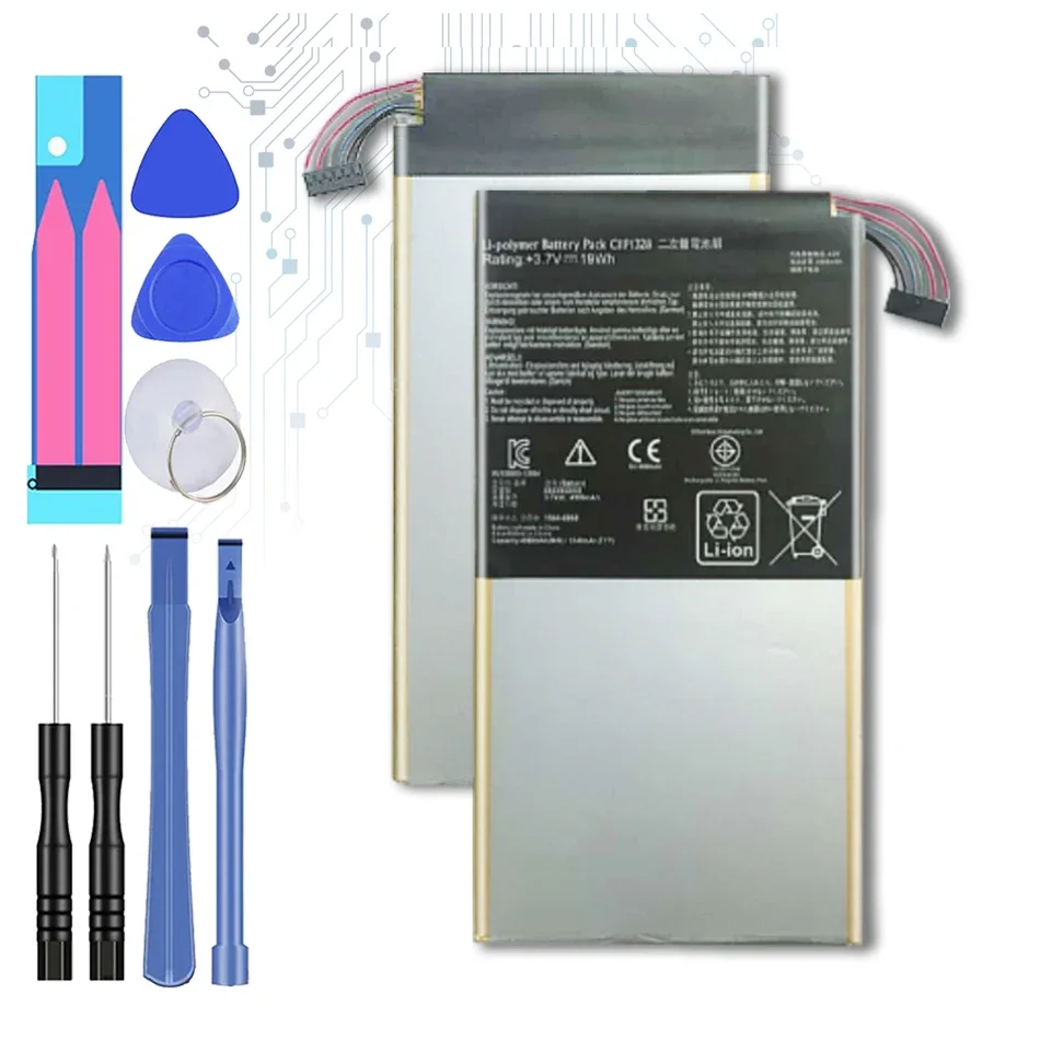 

Tablet Battery C11P1328 4980mAh For Asus Transformer PAD TF103C TF103CX TF103CG K010 K018 Li-polym Bateria with Track Code