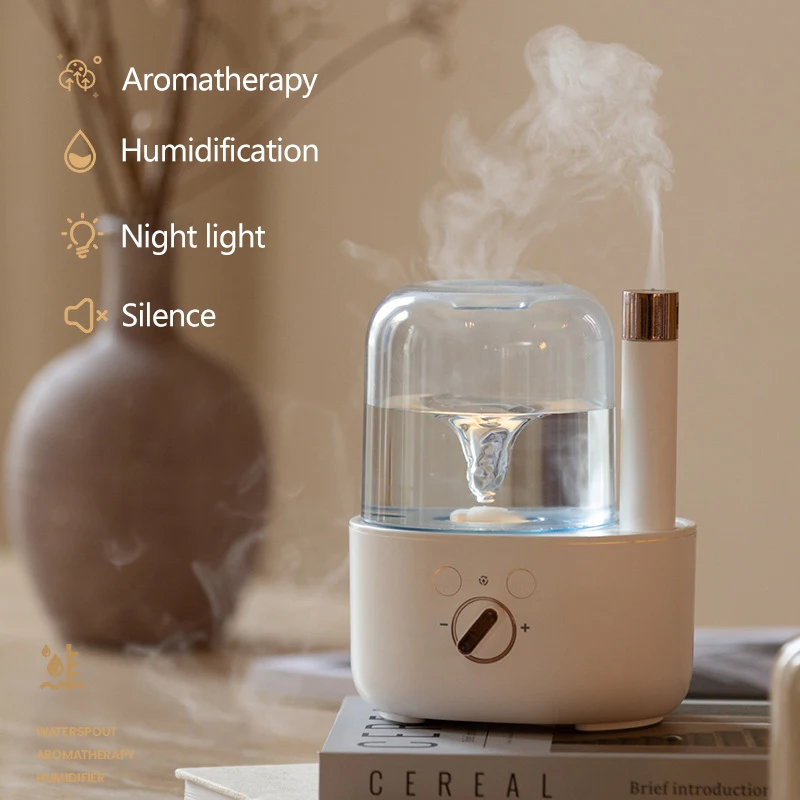 Aromatherapy Diffuser Ultrasonic Air Humidifier 1000ml Fragrance Distributor Desk Bedroom Oil