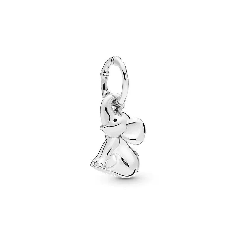 Little Dinosaur Owl Snake Pangolin Hippopotamus Pendant Charm Bead Fit Original Silver European 925 Bracelet Jewelry for Women 2