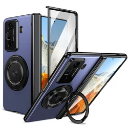 360 Rotating Phone Case with Magnetic Ring and Screen Protector - Honor V3 (Blue)