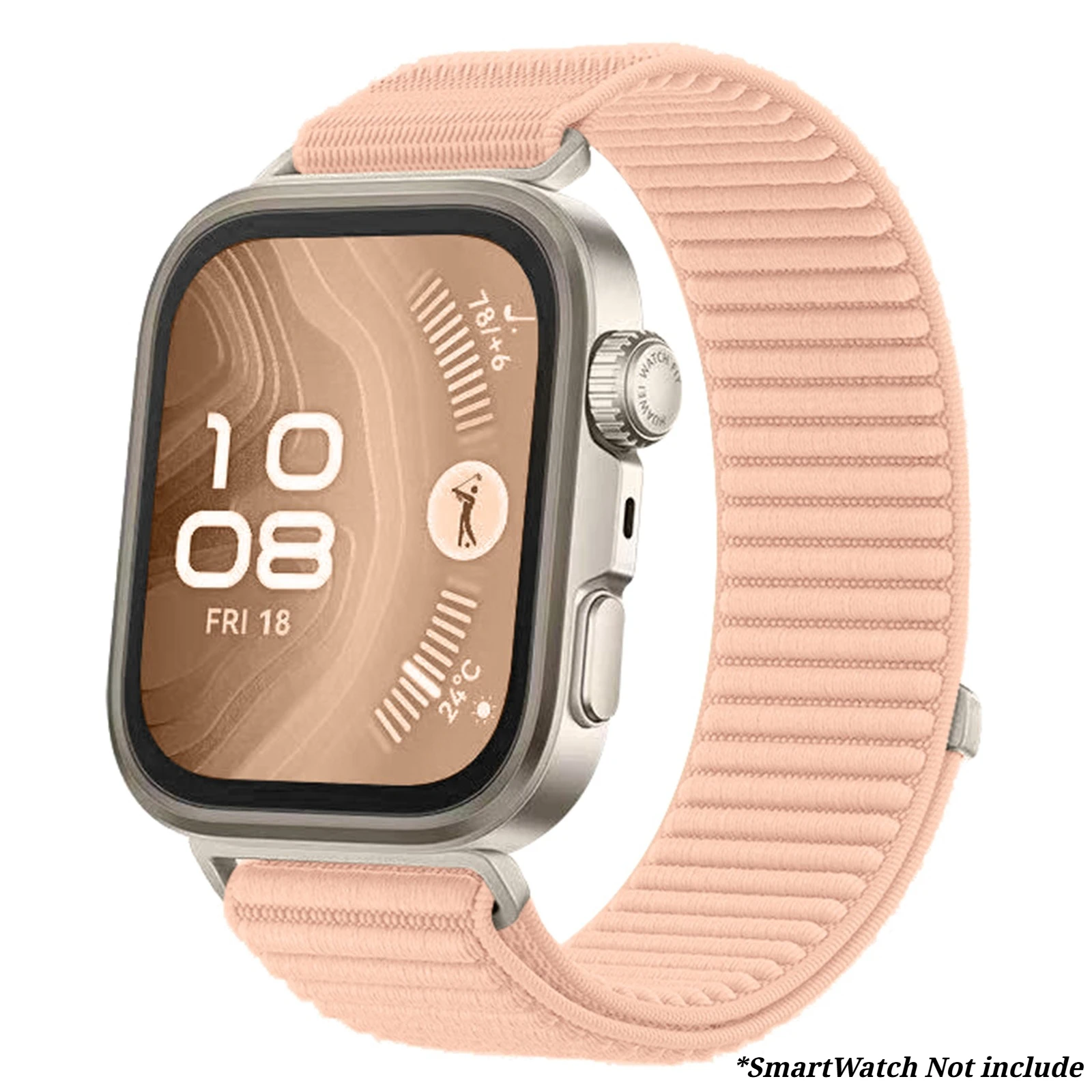 Field Nylon Loop Strap - Woven Sports Smartwatch Wristband Bracelet