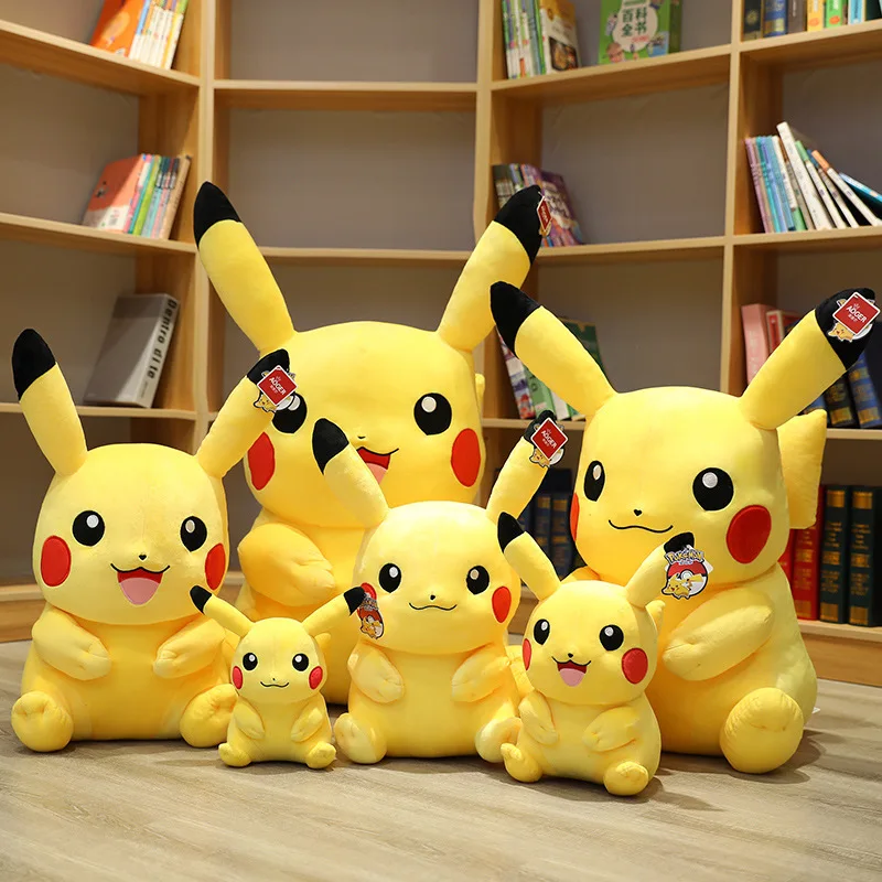 Commercio All'Ingrosso 10 Pz/Set 25Cm Anime Pokemon Kawaii Pikachu Animal Peluche Doll Toys For Kid Gift