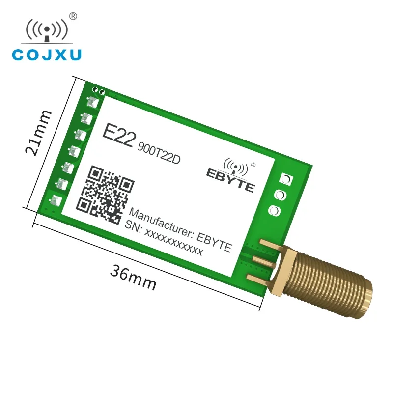 E22-900T22D 차세대 Lora 확산 스펙트럼 기술 RF 칩 긴 전송 거리 저전력 소비