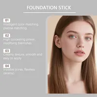 Bâton de fond de teint liquide 2 en 1, léger, hydratant, éclaircissant, changement de couleur pour tous les Types de peau 6
