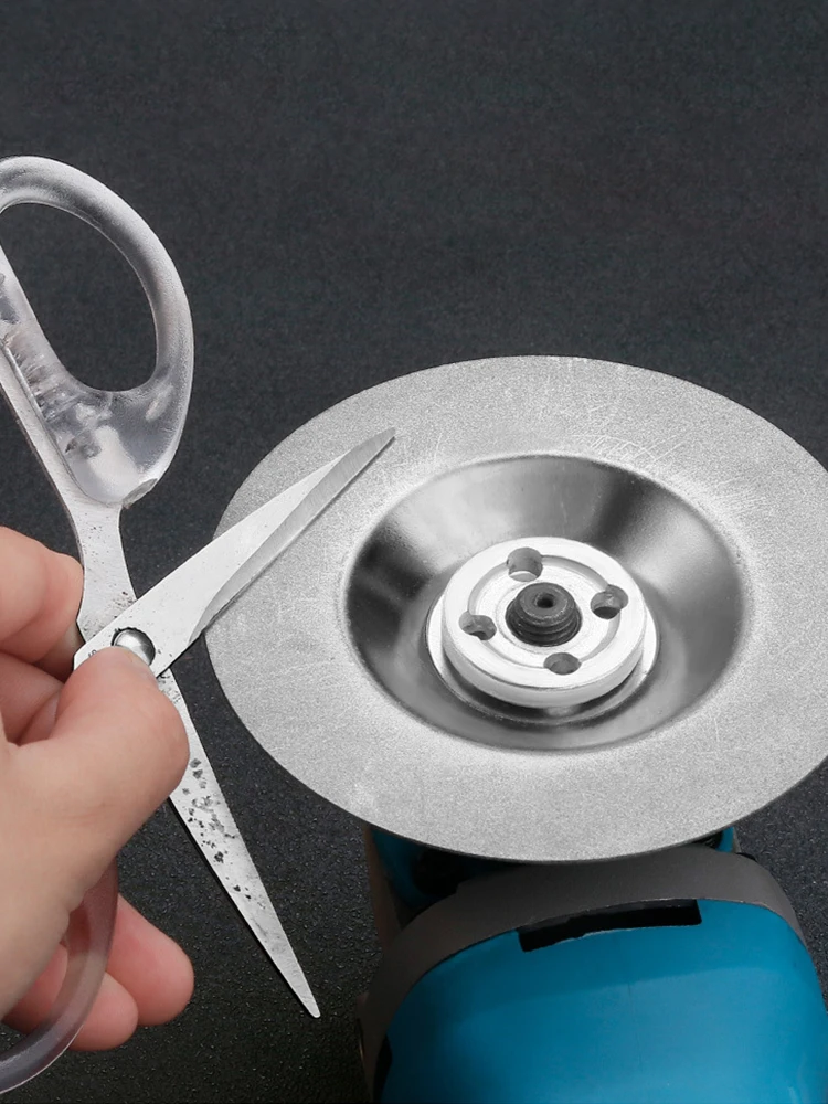 400 600 800 1000 Mesh Schleifscheibe Wolframelektrodenschärfer Schleifschneider Säge 16 mm Loch zum Polieren von Winkelschleiferglas – Detail 5