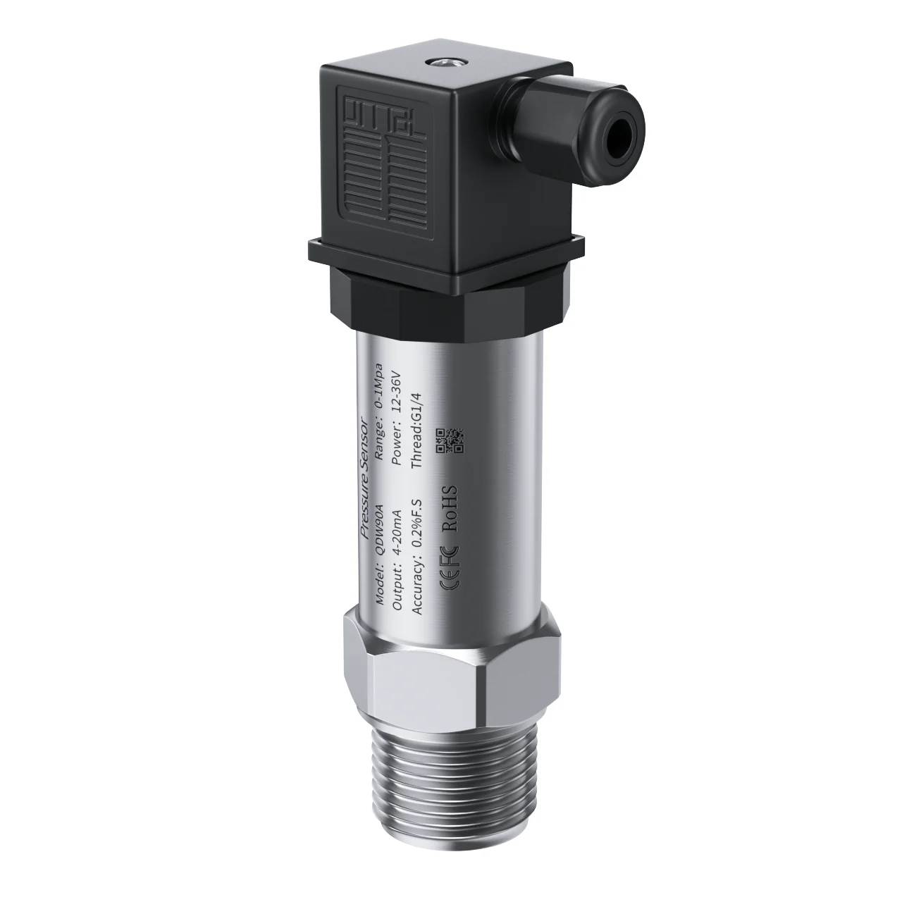 G1/2 pressure transmitter sensor 0-1bar 3bar 5bar 150bar DC24V DC5V pressure transducer hydraulic 4-20mA 0-10V 0.5-4.5V 0-3.3V