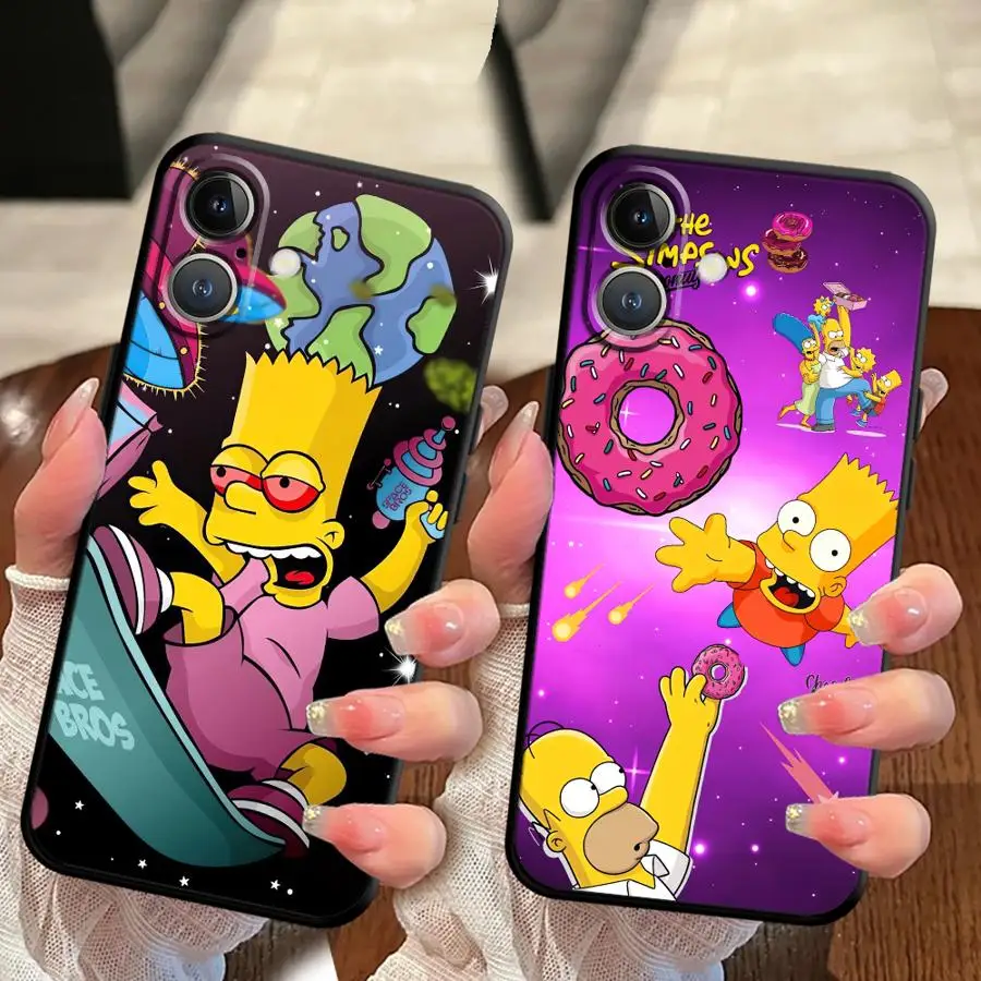 Mischievous Simpson Soft Back Phone Cover Case