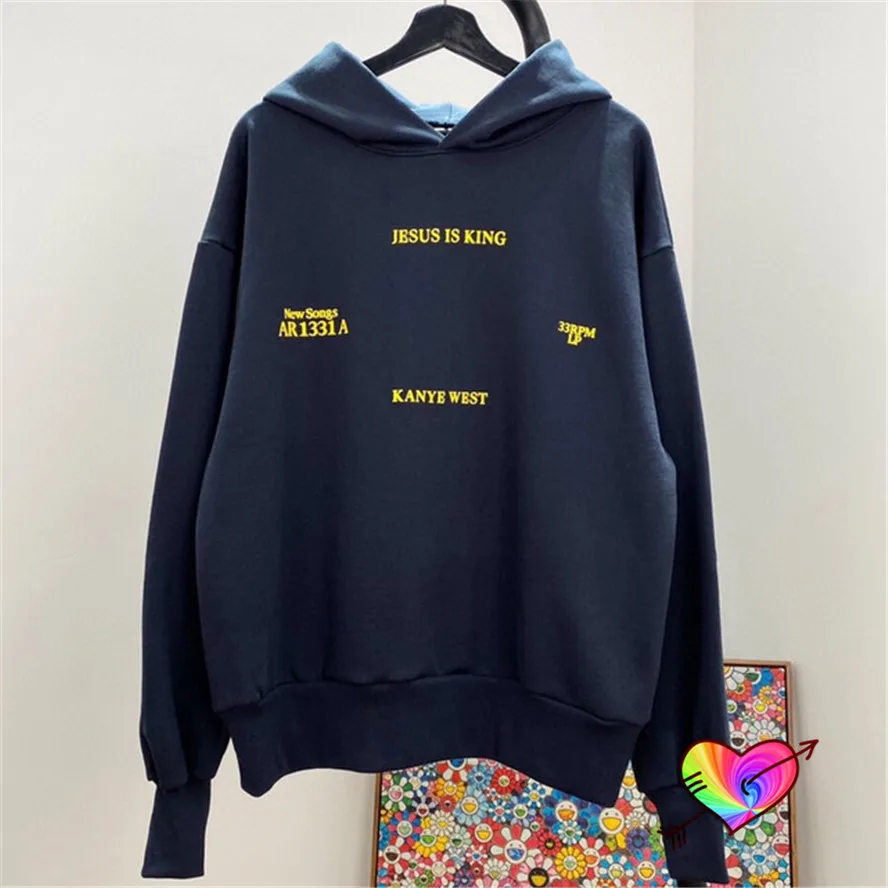 

New Songs Kanye West Hoodie 2022 Men Women Jesus Is King Hoodie Oversize Hooded Ye Sweatshirts Hip Hop Pullovers