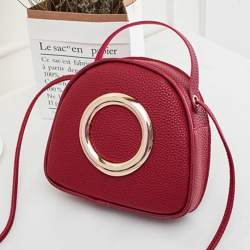 New Handle Bag Women Retro Handbag PU Leather Shoulder Totes Underarm Top Handle Bag Female Small Subaxillary Bags Clutch