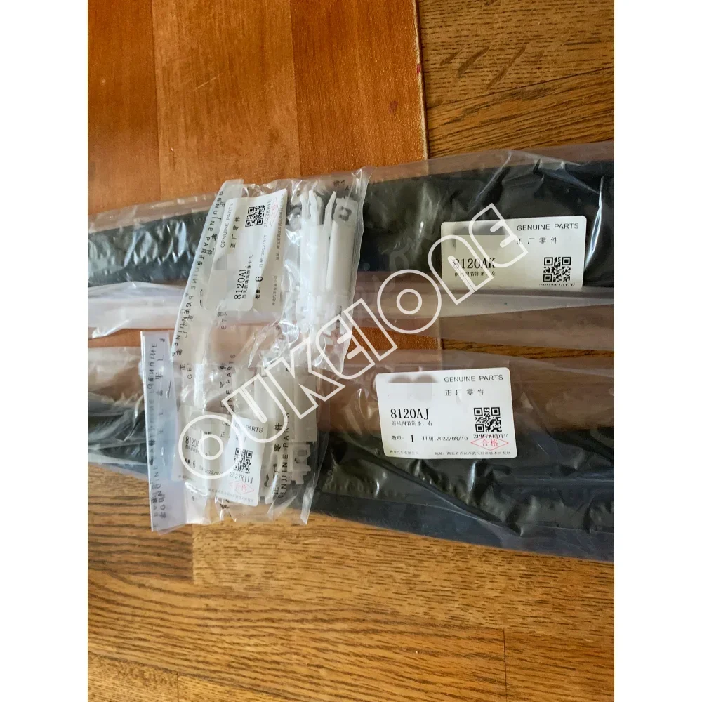 For Peugeot 308 408 Front Left Right Windshield Side Pillar Moldings Cover Winscreen Exterior Trim 8120AK 8120AJ Car Accessories
