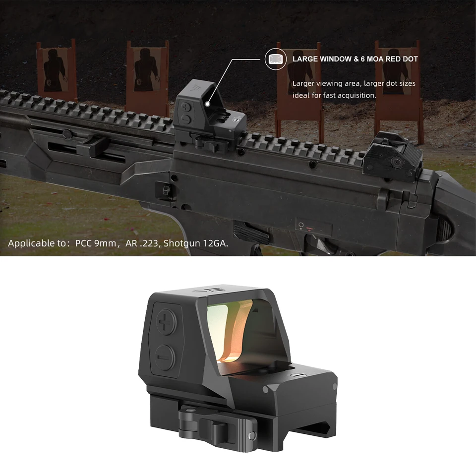 トイガン Vector Optics Frenzy 6moa Vector Optics Frenzy 1x20x28 6MOA Red Dot Sight (SCRD-40