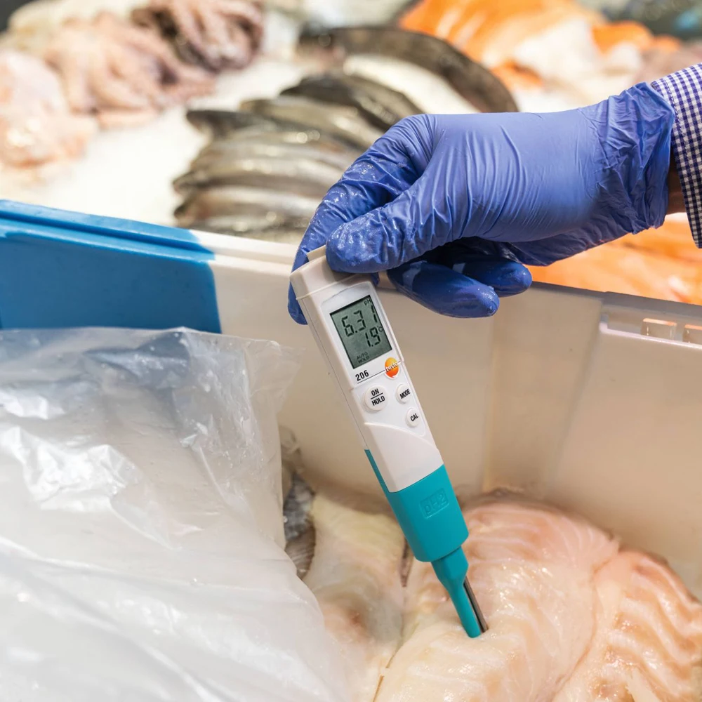 Testo 206 Ph2 Semisolid Ph Meter Digital Cheese Yogurt Ph Tester 0 To