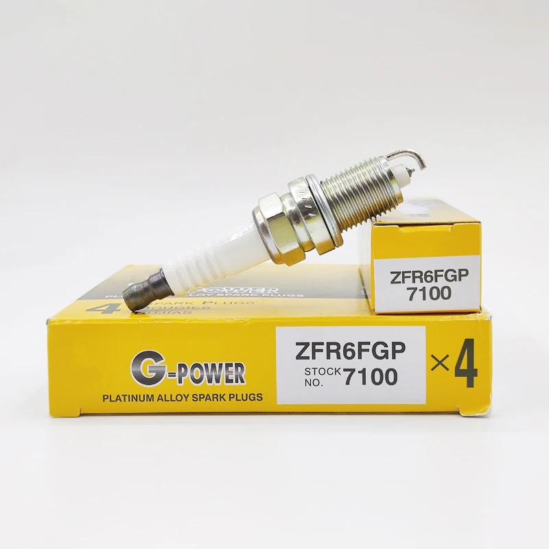 

4pcs ZFR6FGP 7100 Platinum Spark Plug For BMW Honda Mazda Suzuki Acura Chevy Mitsubishi Chrysler Dodge Jeep Ford ZFR6FGP-7100