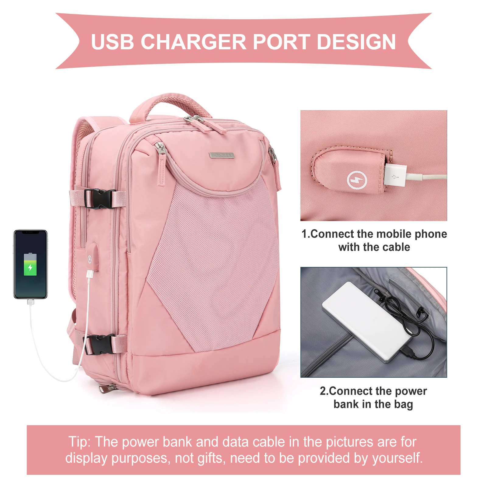 Wizzair Hand Luggage 40x30x20 Travel Backpack Cabin Bag Casual Bussiness Carry on Luggage Laptop Backpack for Women, Hiking Bags