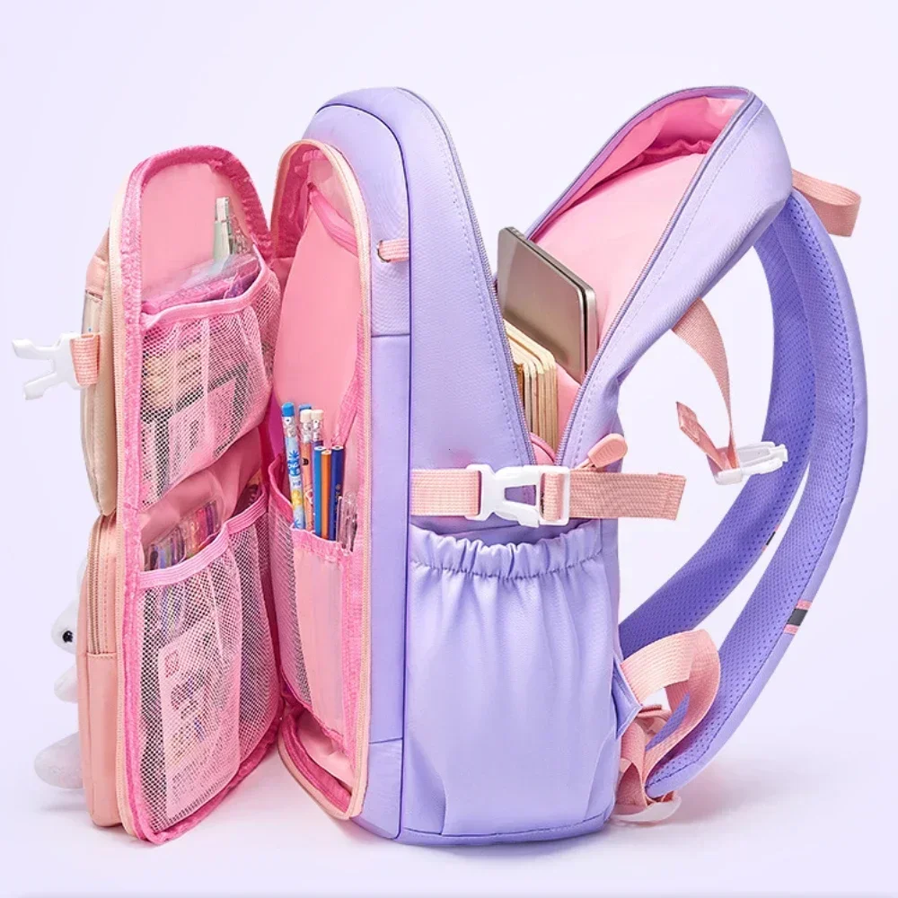 2025 Primary School Girls' Schoolbag Kawaii Lightweight Children's Bag Waterproof Bags Colorful Travel Backpack Mochilas Gifts 3