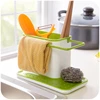2022 Hot Sink Towel Utensils Sponge Racks Plastic Tidy ware Shelves Dishes Separated Creative Storaging Kitchen Container 3