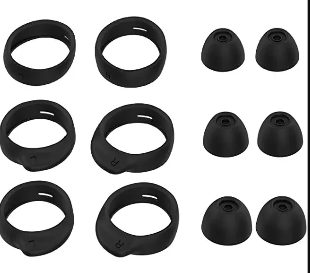 갤럭시 버드용 블루투스 진정한 무선 이어버드 2019 SM-R170 실리콘 커버 이어팁 R175 윙 팁 이어훅