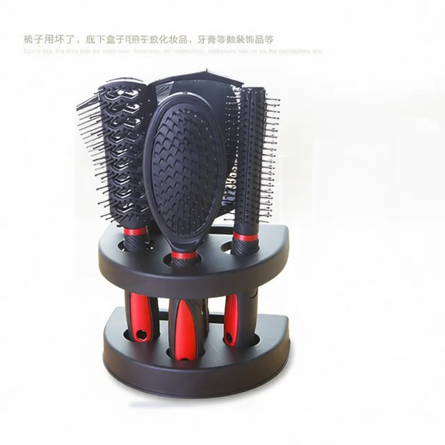 Versatile Hair Styling Comb Selection Plastic Beauty Tools Mirror Collection Travel Portable Lightweight Grooming Aid 2