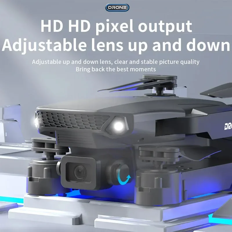 E88Pro RC Foldable Drone 4K Professinal With 1080P Wide Angle Dual HD Camera WIFI FPV Height Hold Apron RC Helicopter for Gifts drone quadcopter