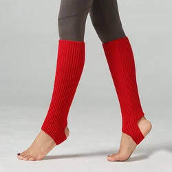 1 Pair Fashion Woman Latin Socks Fitness Dancing Female Wear Exercising Long Section Knitting Walking Socks Leg Warmers Woman
