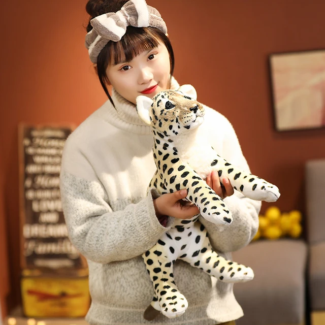 38/58cm Soft Wild Animals Simulation White Tiger Jaguar Doll Lifelike Tiger  Plush Toys Sofa Cushion Children Kids Birthday Gifts - AliExpress