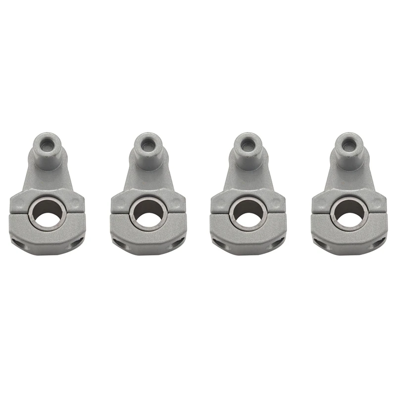 

4X Motorcycle Handlebar Riser Universal 22Mm Aluminium Alloy Handle Bars Mount Clamps Riser For Yamaha Honda(Silver)