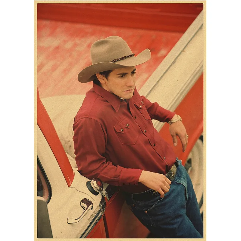 Brokeback Mountain Classic Movie Kraft Paper Poster Bar Cafe Living Room Dining room Wall