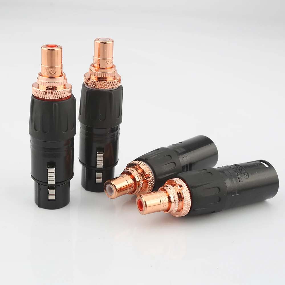 Переходник NEUTRIK XLR «папа»-«мама», позолоченный RCA разъем ...