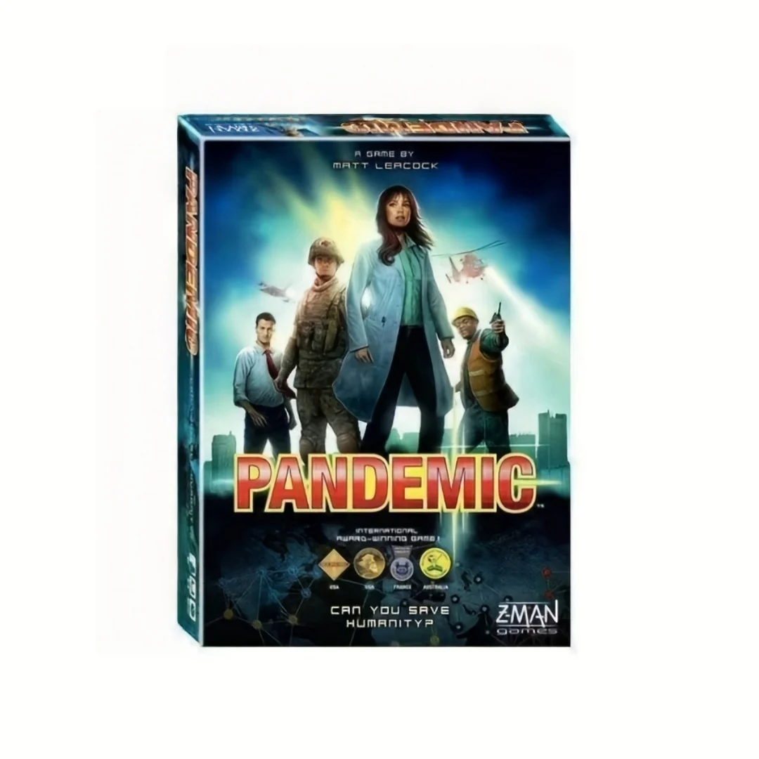 Board game for adults, cooperative board game suitable for family gatherings and parties, for 2 to 4 players,