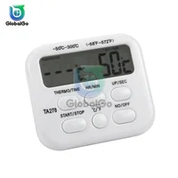 TA278 Digital Kitchen Thermometer Stainless Steel Probe Wireless Meat Thermometer Alarm Timer for Home Cooking Kitchen Barbecue 2