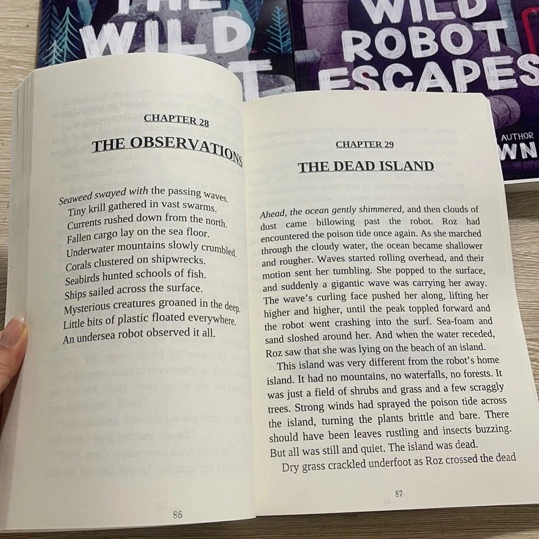 3 libriIl robot selvaggio di Peter Brown Libro in brossura in inglese - immagine 3