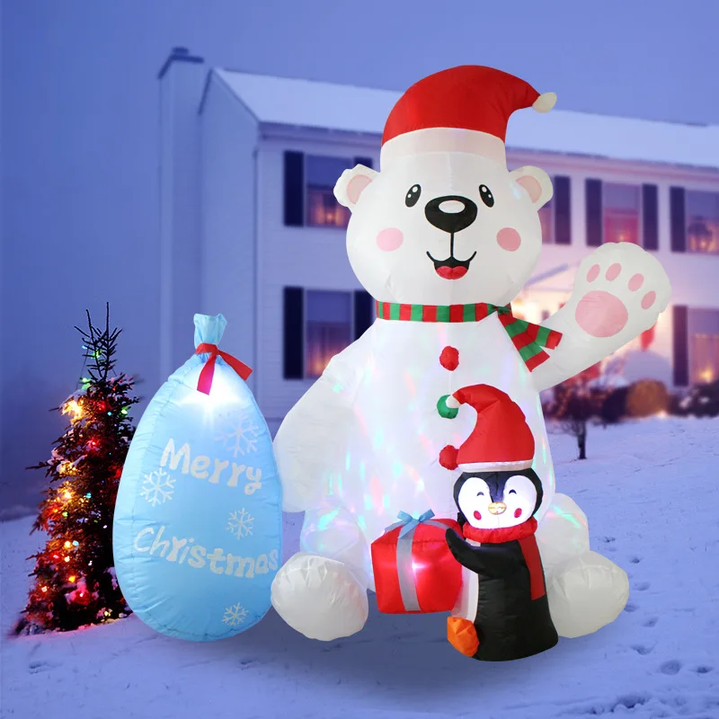 

OurWarm 6 Ft Christmas Decoration Upgrade Snowman Inflatable With Festoon Light Indoor Outdoor Garden New Year 2022 Home Decor