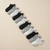 12 double summer children's socks smiling face simple thin breathable cotton socks 1-12 years old solid color boutique socks 4