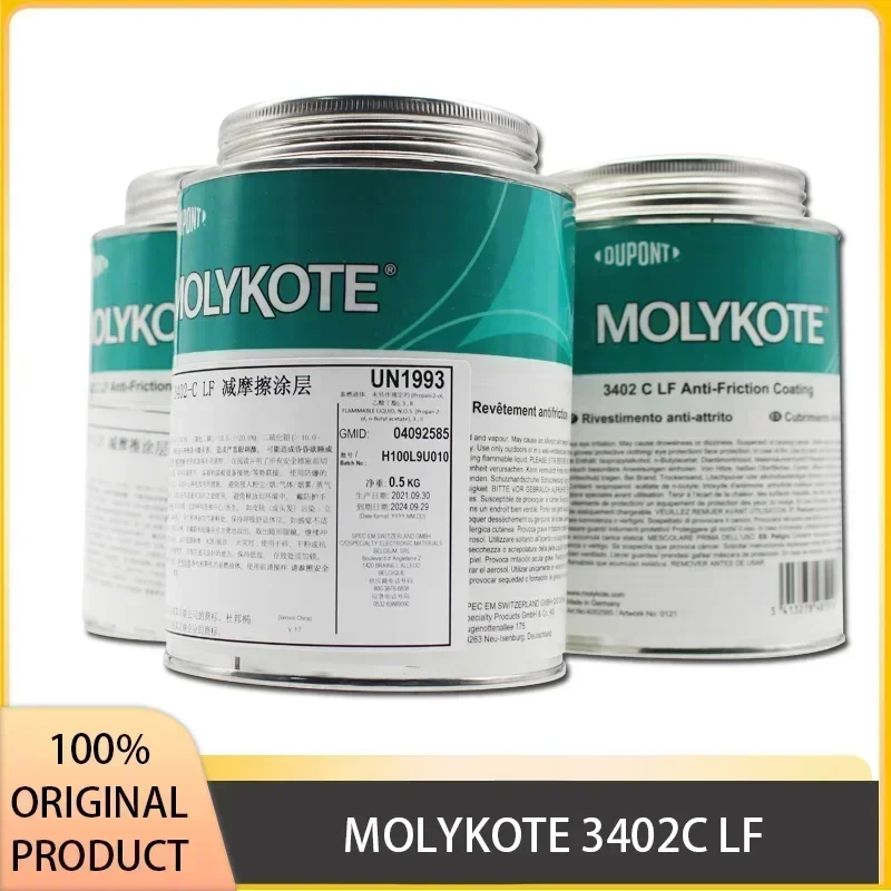 

Dow Corning MOLYKOTE 3402C LF Dry Film Lubricant Lead-free Anti-friction Coating Japanese Original Product