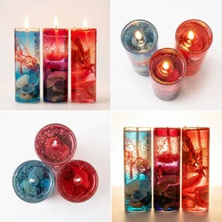 Exquisite Ocean Theme Aromatherapy Candles with Glass Vase Decor for Valentine's Day and Weddings (1PC Randome)