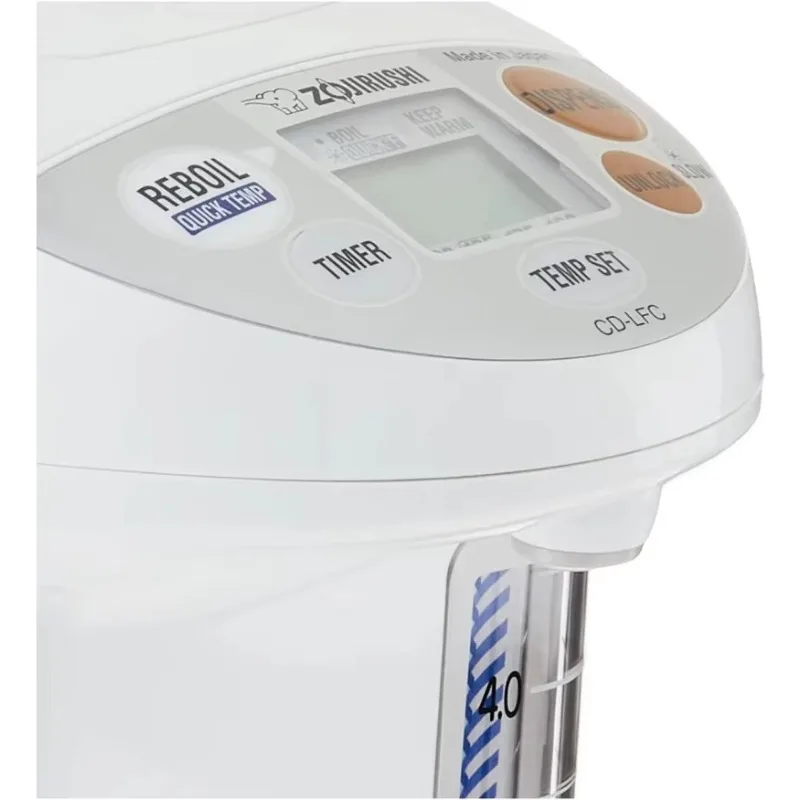Zojirushi CD-LFC50 Panorama Window Micom Water Boiler and Warmer (169-ounce, 5.0-Liter, White) 4