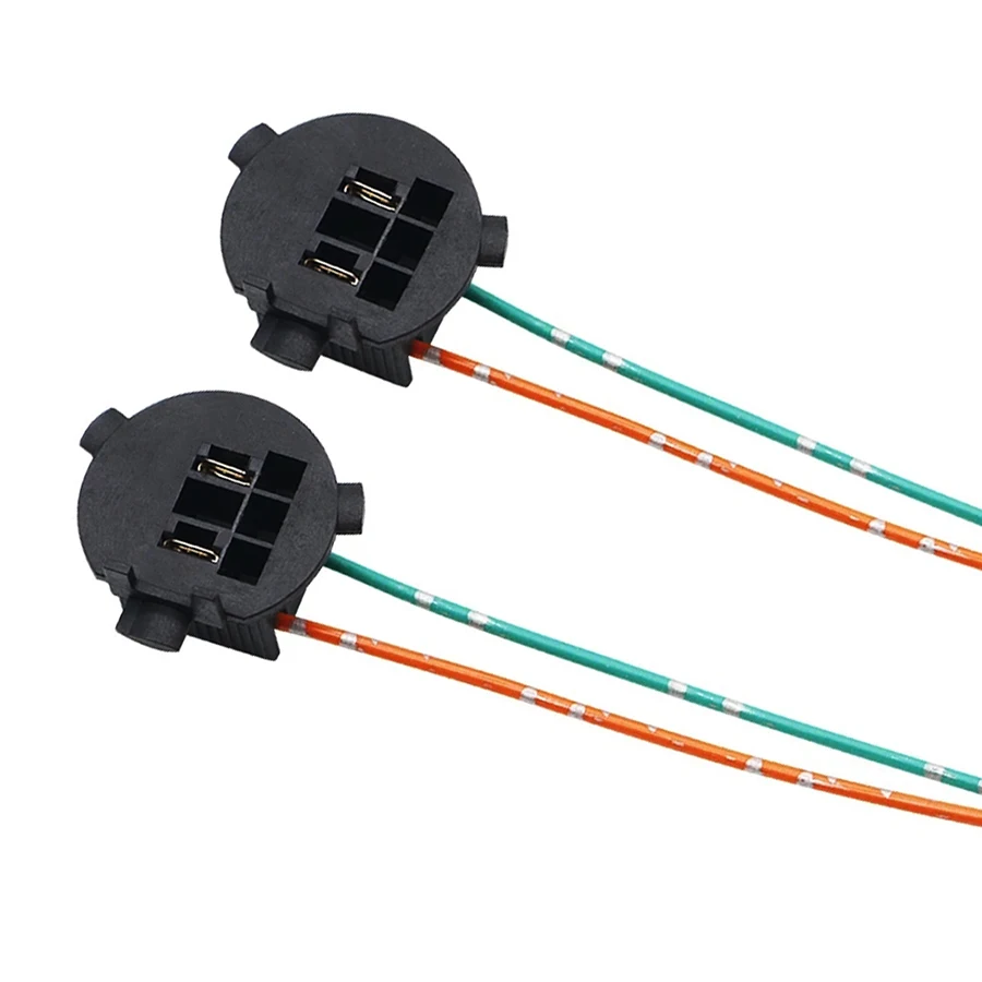 NHAUTP 2Pcs H7 Halogen Lamp Socket Base Connector For Hyundai New SantaFe Light Bulb Holder Wiring Harness Adapter