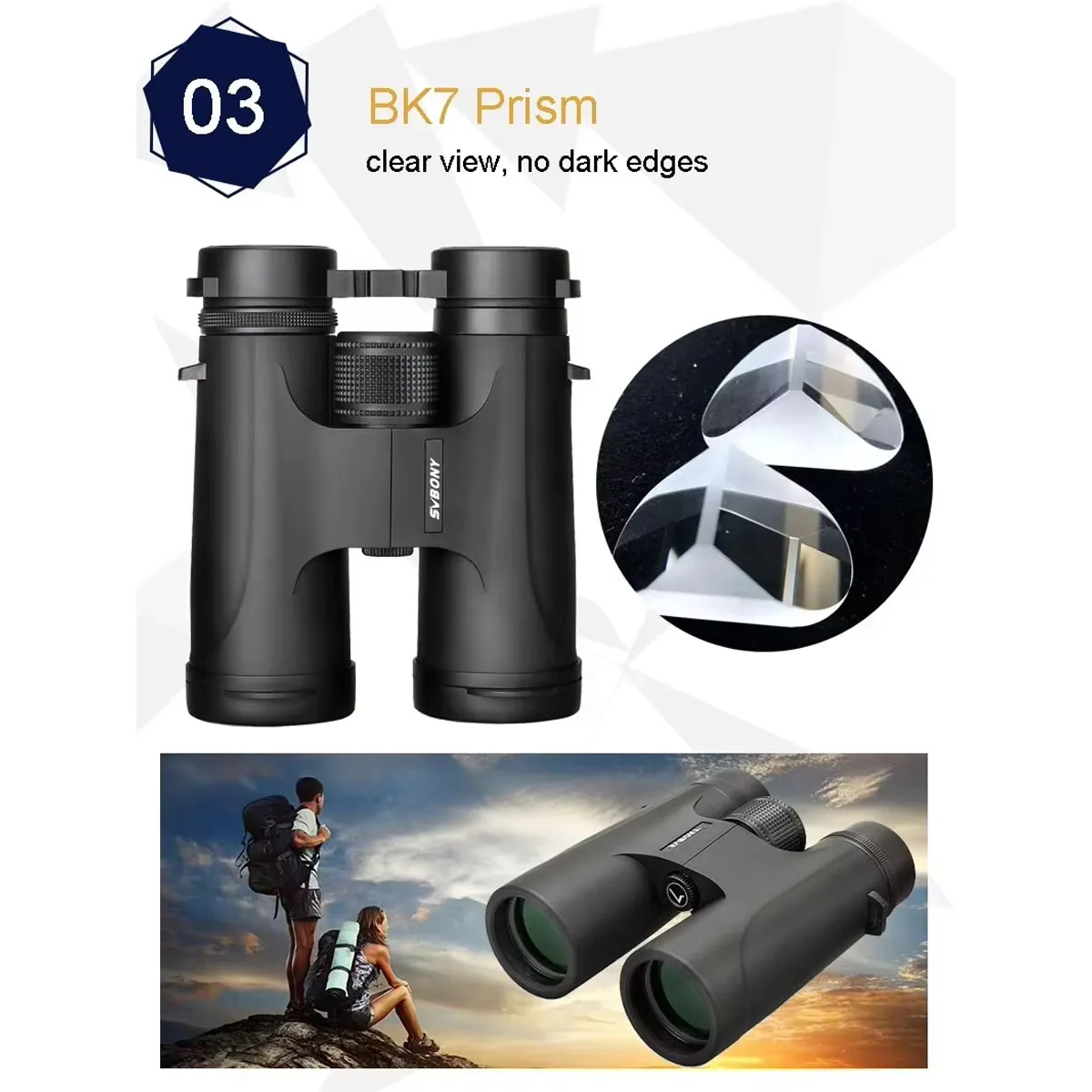 High-Performance HD Long Range Binoculars - Professional Camping and Survival Equipment