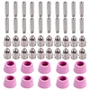 50Pcs Plasma Cutter Torch Consumables Electrode Nozzles Cups Kit For AG-60 SG-55 WSD-60 Fit CUT-60 LGK-60 Plasma Cutter 6