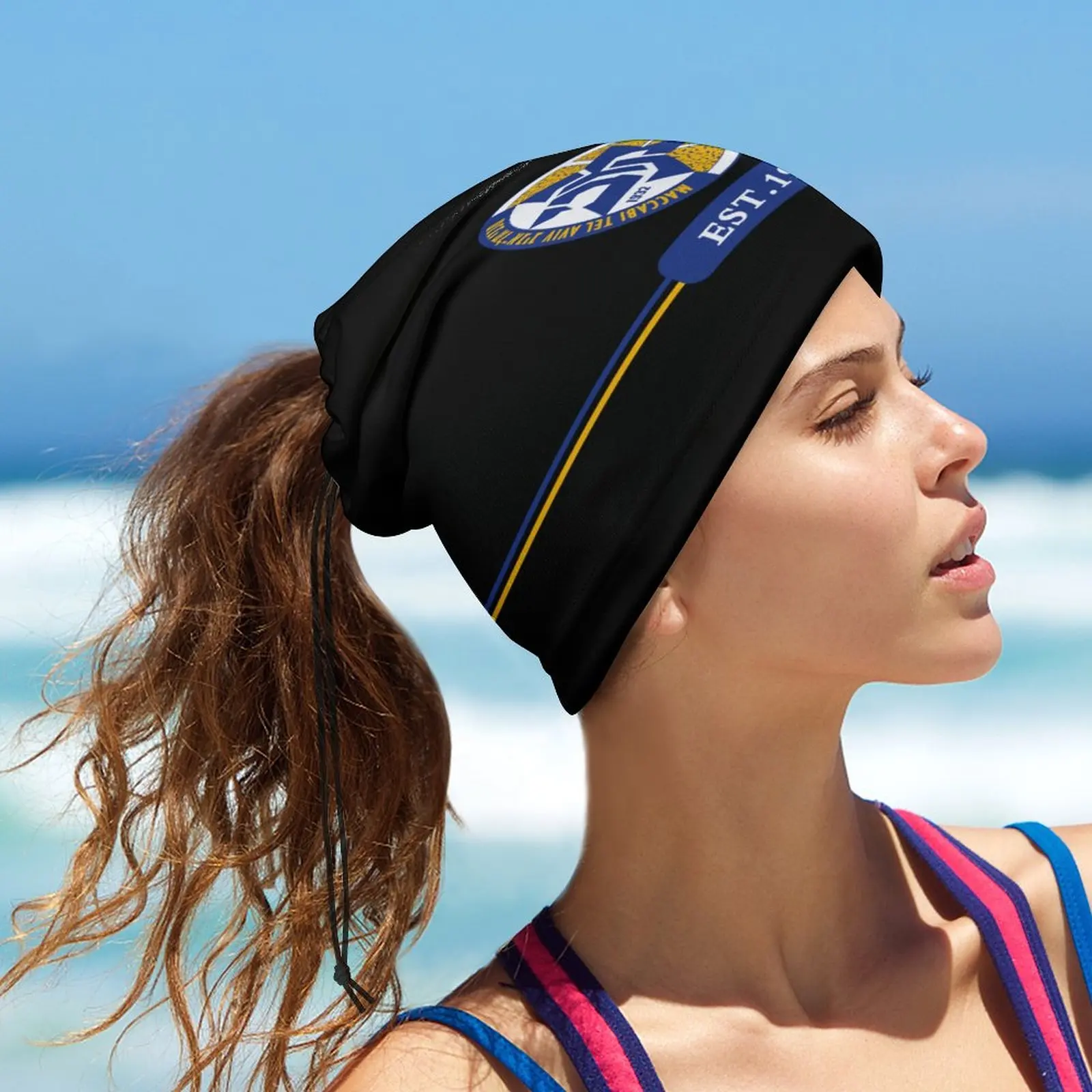 Maccabi Tel Aviv FC Face Mask Seamless Turban Headwear Neck Warm Outdoor Multifunctional