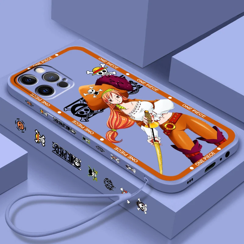 iPhone - nami One Piece Nami Cartoon Art Liquid Left Rope For Apple iPhone
