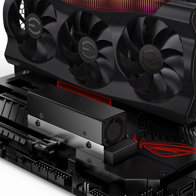 M.2 2280 SSD PCI-E NVMe 히트 싱크 솔리드 스테이트 하드 디스크 라디에이터 쿨러 알루미늄 히트 싱크 냉각 열 패드 쿨러-A23U