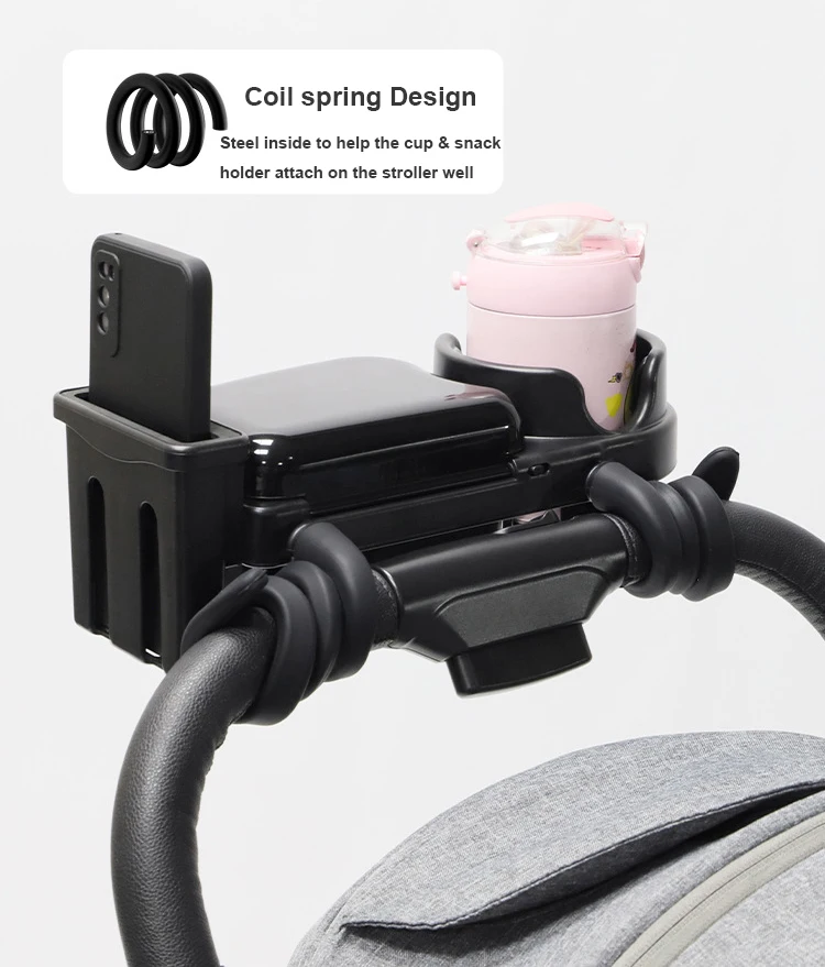 Baby Stroller Bottle Holder - Quick Release 6