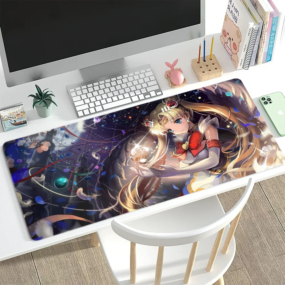 S-Sailor M-MoonS Large PC Mouse Pad For Non-Slip Gaming Laptops Gamer Carpet Keyboard Mat Desk Protector 3