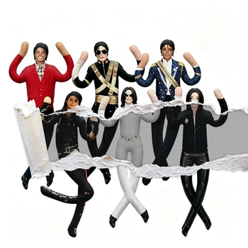 Nuova Bambola di Peluche Michael Jackson per Cosplay, Decorazione per Camera, Design Astratto, Regalo Ideale per i Fan