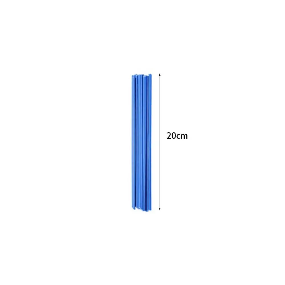 10Pcs 20cm Plastic Welding Rods Colourful PP Welding Sticks Bumper Plastic Wire Anti-corrosion Repair Supplies welding rods plastic welding rods